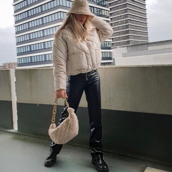 NEW Zara white quilted puffer jacket - Picture 10 of 11